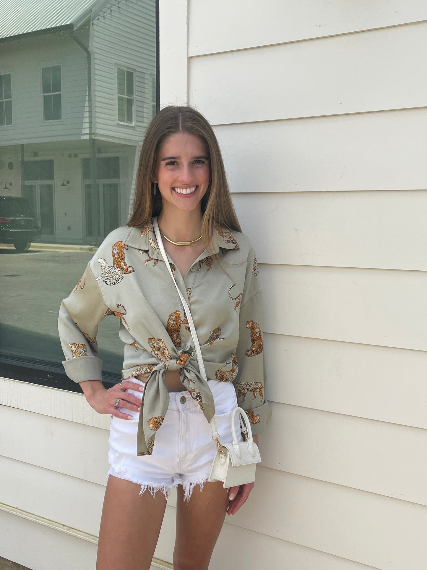 Tiger Print Top