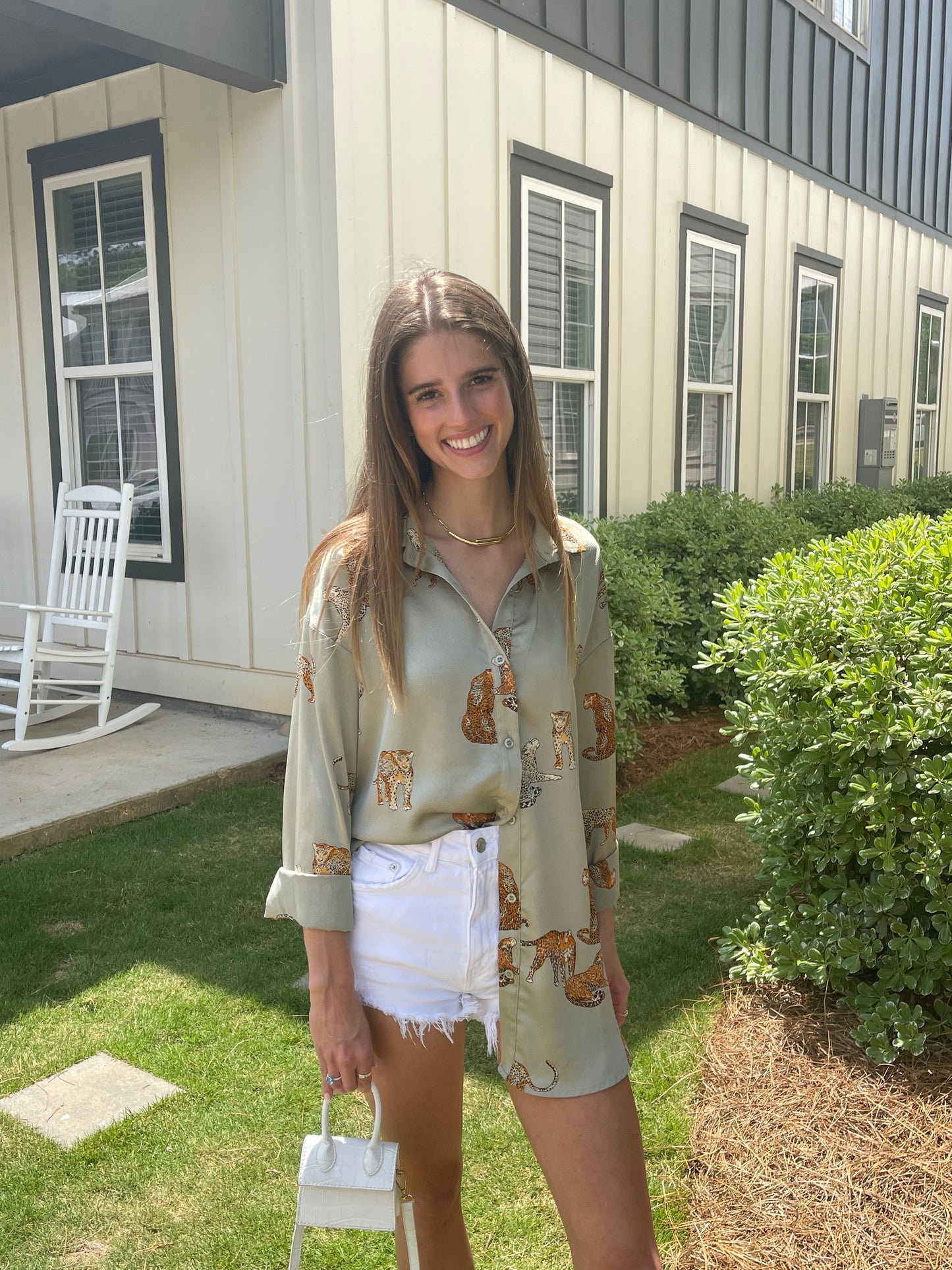 Tiger Print Top