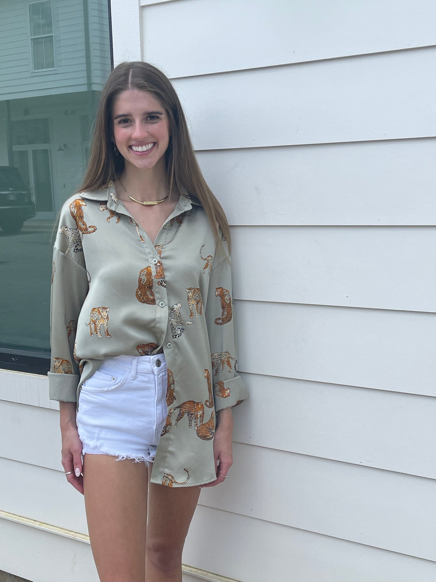 Tiger Print Top