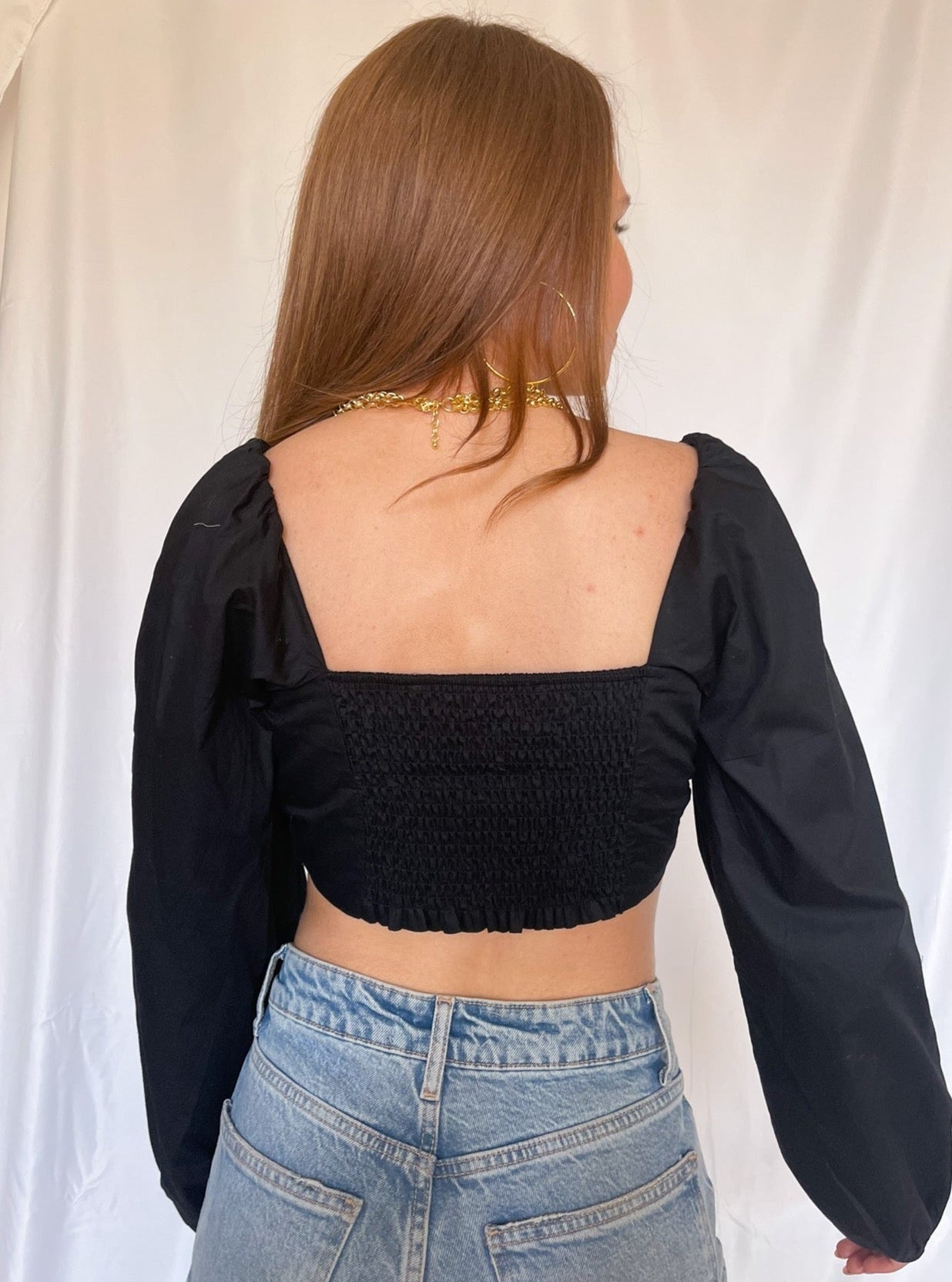 Nina Tie Front Crop Top