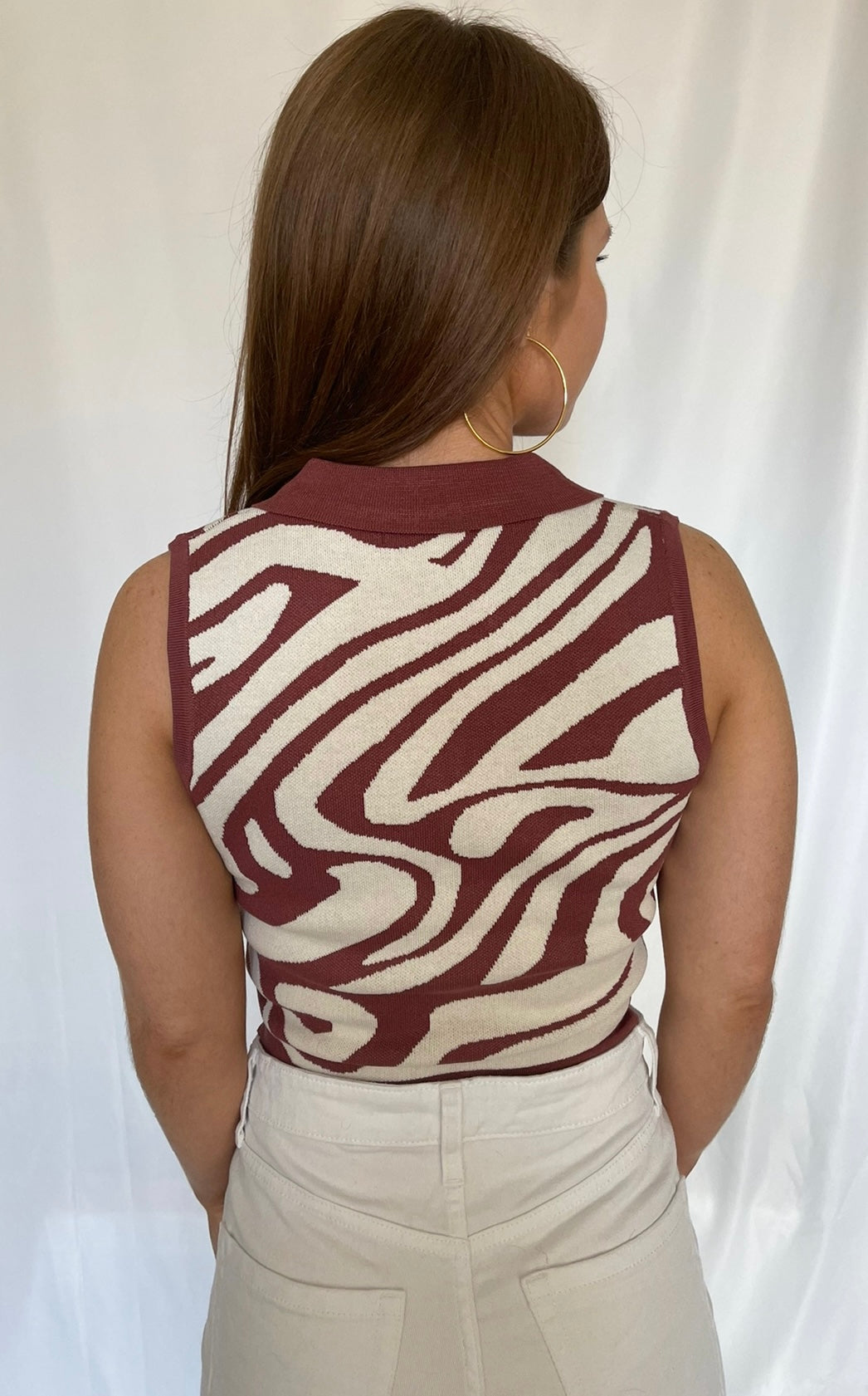 Rae Sleeveless Knit Crop Top
