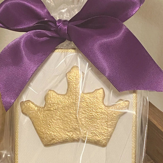 Mardi Gras Gold Crown Canvas