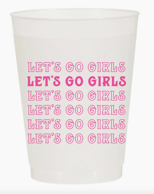 Let's Go Girls Reusable Cups (Set of 10)