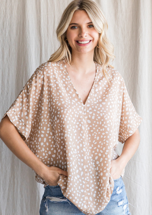 Reagan Printed Top